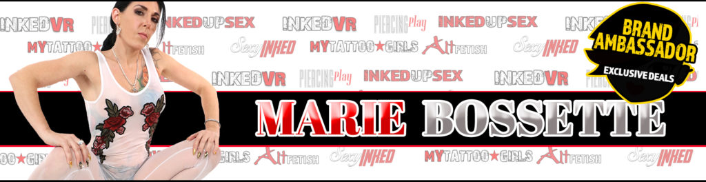 Tattooed Pornstar Marie Bossette Inked Model Marie Bossette Official Alterotic Site